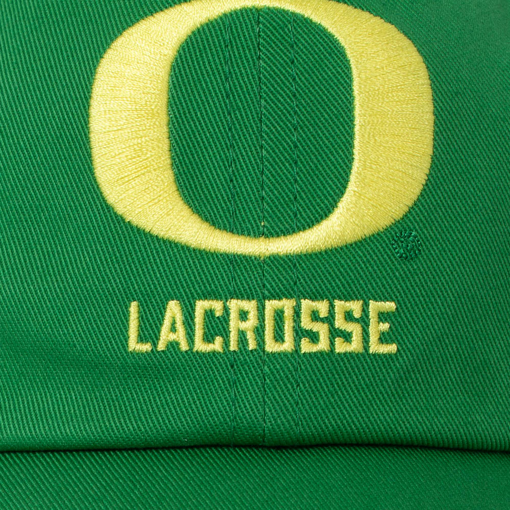 Classic Oregon O, Nike, Green, Curved Bill, Cotton, Accessories, Unisex, Lacrosse, Twill, Unstructured, Adjustable, Hat, 882857